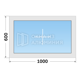 Окно из алюминиевого профиля AL-371